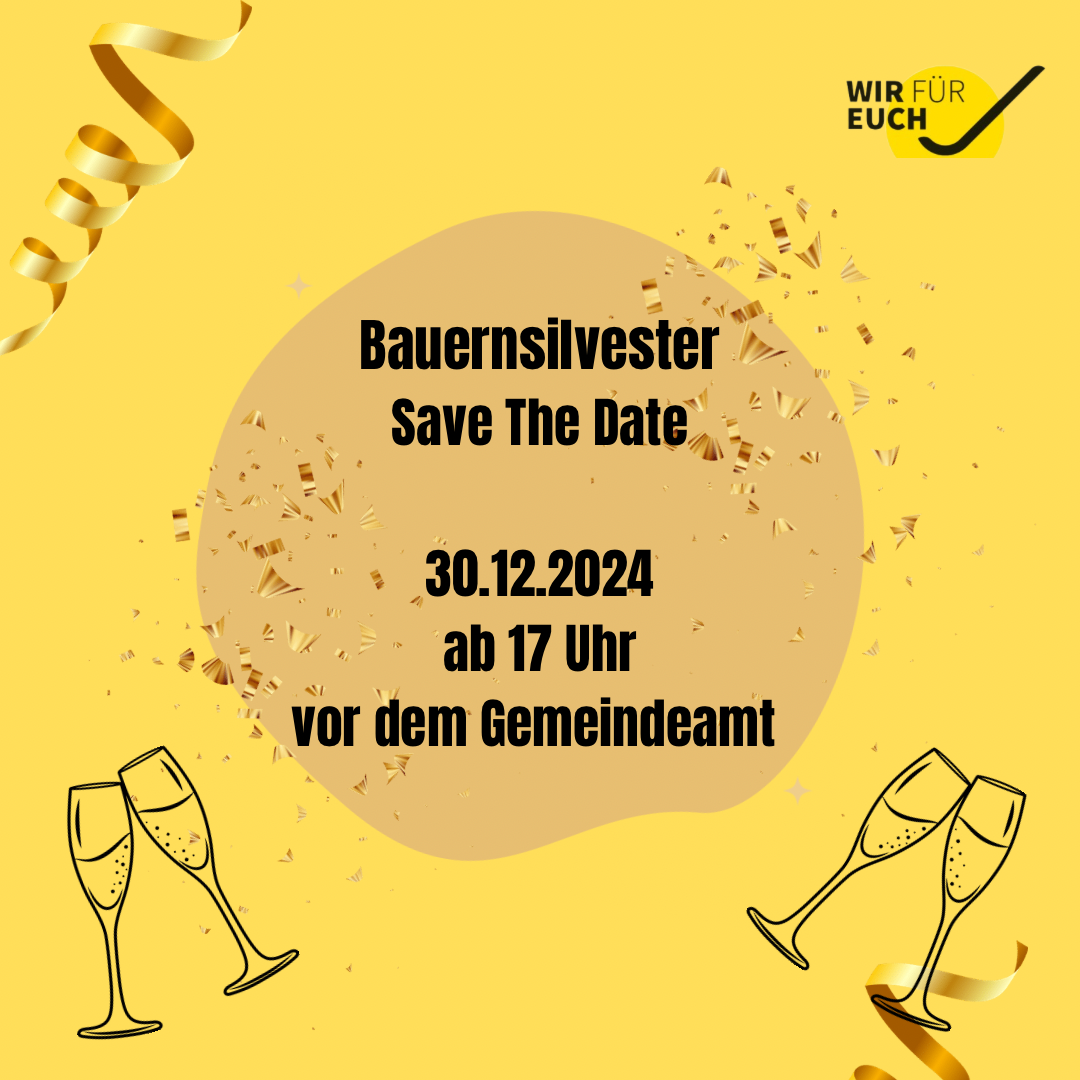 Bauernsilvester 2024 – Save the Date